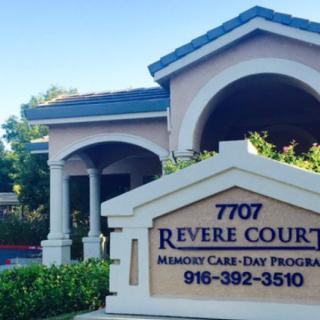 Entrance to Revere Court Memory Care and Day Program facility.