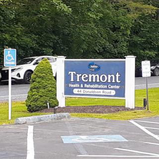 Entrance sign for Tremont Health & Rehabilitation Center.