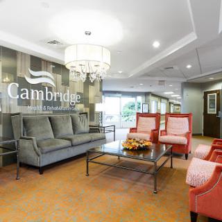 A modern and inviting hotel lobby featuring comfortable seating and stylish decor.