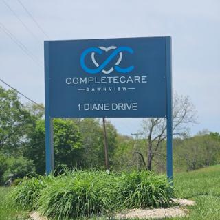 Sign for Complete Care located at 1 Diane Drive.