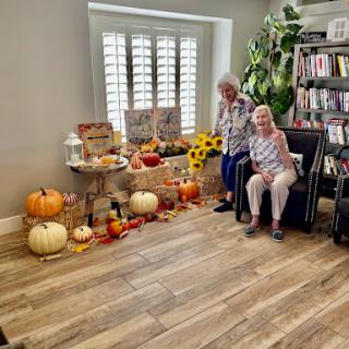 Celebrating the fall season with beautiful decorations and joyful moments.