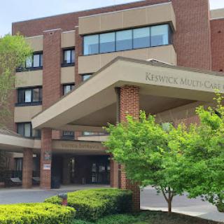 Exterior view of a modern hospital building with a welcoming entrance.