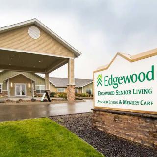 Entrance of Edgewood Community Senior Living and Memory Care Facility.