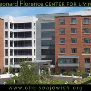 The Leonard Florence Center for Living, a modern healthcare facility designed to support community living.
