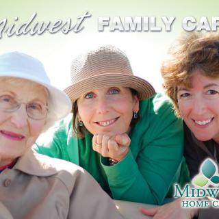 Three women enjoying time together outdoors, representing Midwest Family Care.