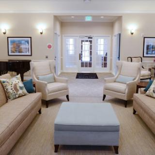 A cozy and inviting living room with comfortable seating and a warm atmosphere.