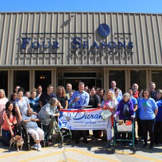 Community members come together to celebrate and support a local initiative.