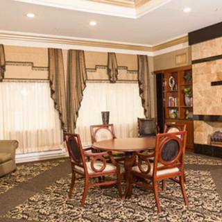 A beautifully decorated living room with elegant furniture and exquisite interior design.