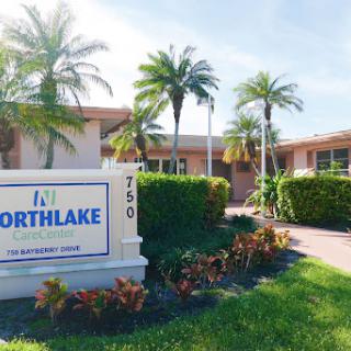 A beautiful residential building in Northlake with vibrant landscaping and palm trees.
