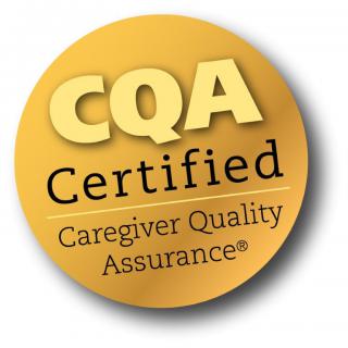 CQA Certified - Caregiver Quality Assurance badge.