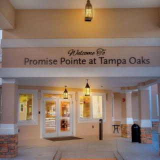 Entrance to Promise Pointe at Tampa Oaks.