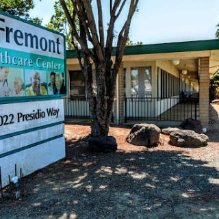 Exterior view of the Fremont Healthcare Center, showcasing its entrance and signage.