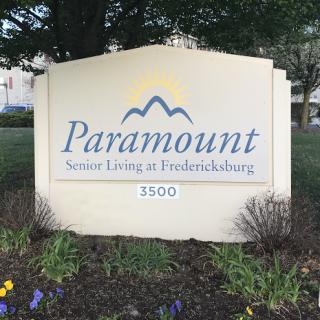 Sign for Paramount Senior Living at Pottstown