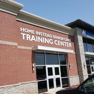The exterior of the Home Instead Senior Care Training Center.