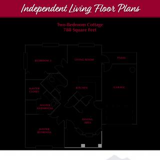 Independent Living Floor Plan with labeled room areas.