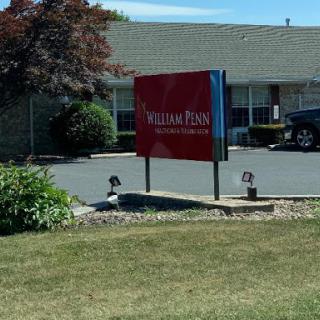 Entrance sign of a commercial establishment.