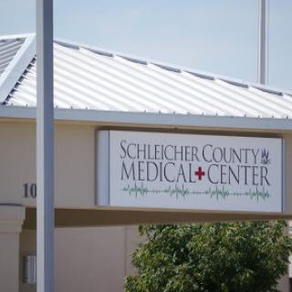 Schleicher County Medical Center, a healthcare facility serving the community.