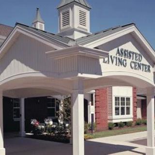 Entrance to an assisted living center.