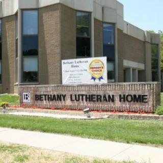 Exterior view of Bethany Lutheran Home with visible signage.