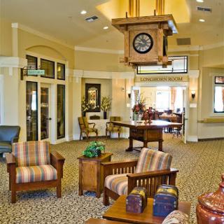 A welcoming lobby space featuring comfortable seating and elegant decor.