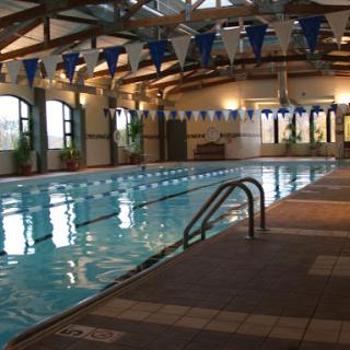 A tranquil indoor swimming pool, perfect for relaxation and fitness.