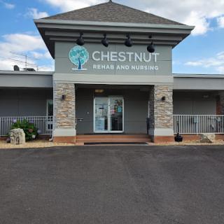 The Chestnut facility showcasing its modern exterior and welcoming entrance.