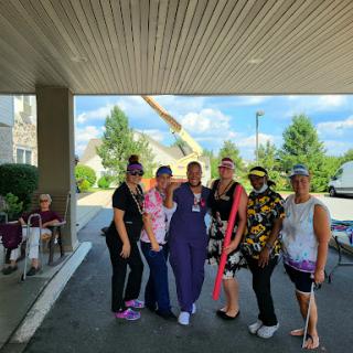 A fun gathering with friends, enjoying a sunny day outdoors!
