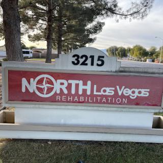 Sign for North Las Vegas Rehabilitation Center located at 3215.