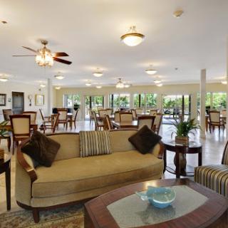 A bright and inviting living area designed for relaxation and socializing.