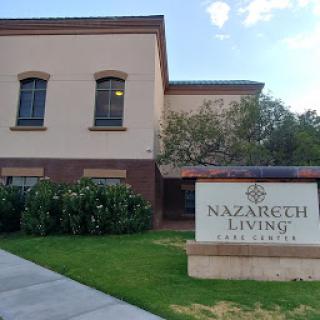 Nazareth Living, a residential facility with well-maintained landscaping.