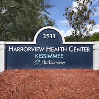 Sign for Harborview Health Center located in Kissimmee.