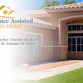 A welcoming view of a residential assisted living home located in Chandler, Arizona.
