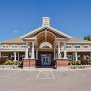 A modern architectural building showcasing a welcoming entrance.