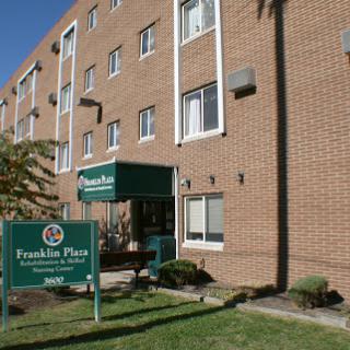 View of Franklin Place, a residential apartment building.
