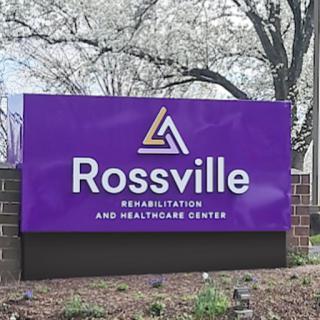 Sign of Rossville Rehabilitation and Healthcare Center.
