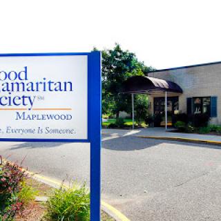 Entrance to the Good Samaritan Society facility in Maplewood, providing community health services.