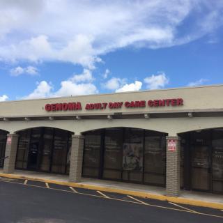 Exterior view of a pawn shop at a shopping center.