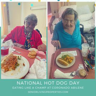 Celebrating National Hot Dog Day with delicious meals and smiles!