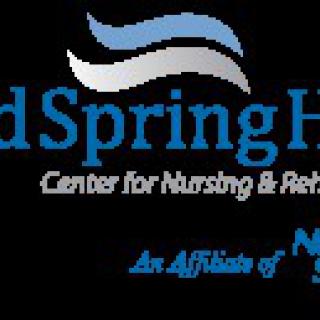 Logo for a healthcare center specializing in nursing and rehabilitation.