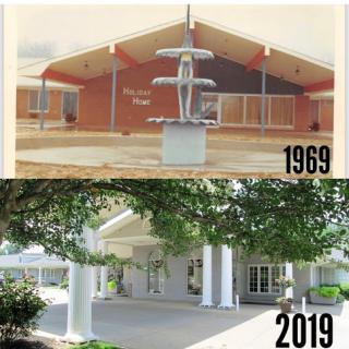 A visual comparison of architectural evolution from 1969 to 2019.