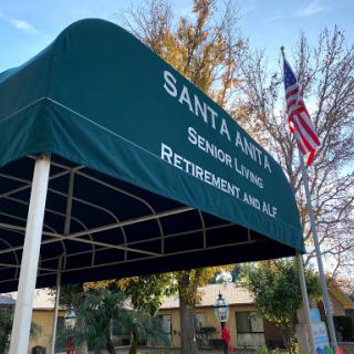 Entrance to Santa Ana Senior Living and Retirement Facility.