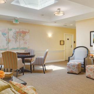 A cozy living room with comfortable seating and stylish decor.