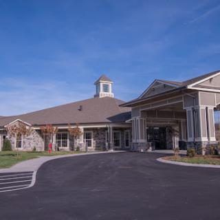 A modern facility showcasing elegant architecture and a welcoming entrance.