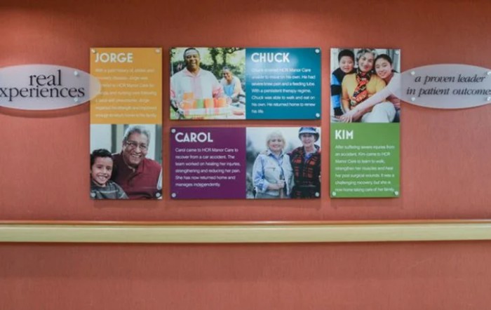 A display of community members sharing their diverse journeys through the COVID-19 pandemic, highlighting personal stories and experiences.