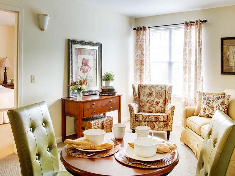 A cozy living room with stylish furniture and plenty of natural light.