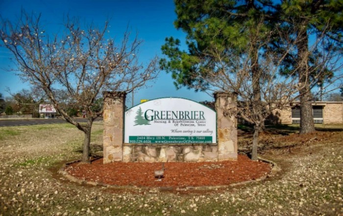 Greenbrier Nursing & Rehabilitation Center Of Palestine