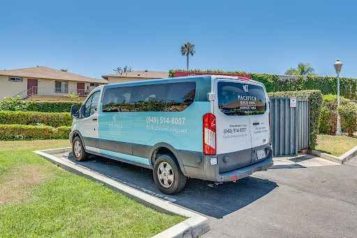 A parked van in a sunny outdoor setting.