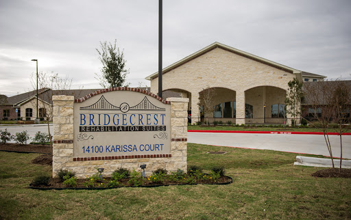 Entrance sign of Bridgecrest located on Karsas Court.