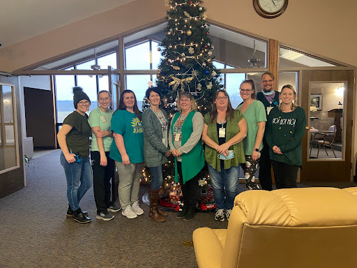 Celebrating the holiday season with our wonderful team!
