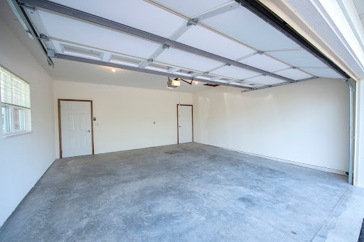 A spacious and clean empty garage ready for storage or parking.